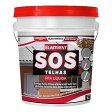 Sos Telhas Elastment Trincas Furos Cor Branco 18lt