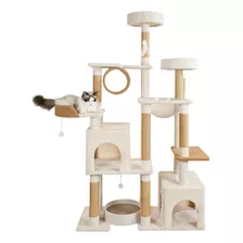 Torre Árbol Rascador Para Gato Varios Niveles Casas 1.7m