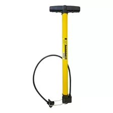 Bomba De Ar Manual Encher Pneu Cor Amarelo