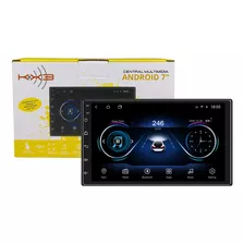 Central Multimidia 7'' Kx3 Krc4100 Android 13 Carplay 2/32gb Cor Preto