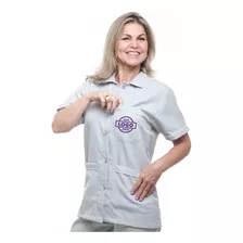 Conjunto Uniforme De Limpeza Profissional Com 2 Bordados