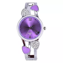 Reloj De Ra Para Mujer, Ra De Cuarzo Con Diamantes De Imitac