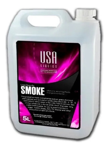 Liquido De Humo Usa Liquids Linea Dj Basico X 5lts