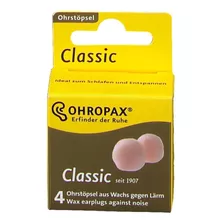 Ohropax Classic Protetor Auricular De Cera 2 Pares 22 Db