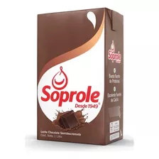 Leche Lv S Tapa Soprole 1 Lt Chocolate(12 Unidades) Super