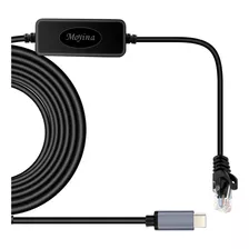 Moyina Cable Usb C A Rj45 Gigabit Ethernet Para Macbook Thun