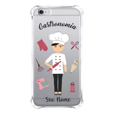 Capinha Celular Personalizada Com Nome Profissão Gastronomia