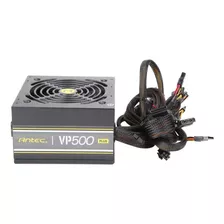 Fuente De Poder Antec 500w Vp500pc Plus 80+ White Color Negro