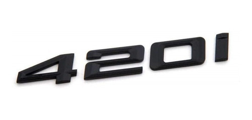 Foto de Emblema Bmw 420i Letras Serie 4 Baul F32 F33 Coupe Negro