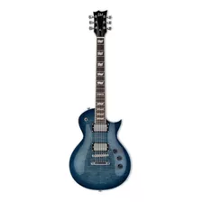 Guitarra Elétrica Ltd Ec Series Ec-256 De Bordo/mogno Cobalt Blue Com Diapasão De Jatobá Assado