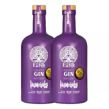 Gin Artesanal Runa Arándanos 750 Ml Premium Pack X2 Unidades