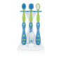 Primera imagen para búsqueda de set cepillo de dientes para bebe nuby verde azul 4 pzas