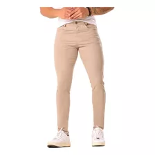 Calça Básica Moderna Sarja Masculina Slim Premium Versátil