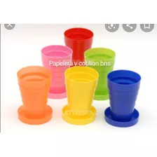 Vasos Telescopicos Plegable Caritas X 10