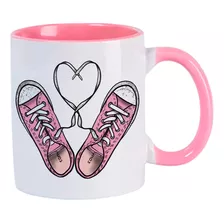 Caneca Interior Rosa Cir1 All Star Rosa Coração