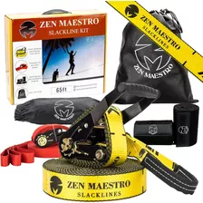 Kit Slackline 20m Con Accesorios Para Niños Y Adultos