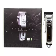 Teknikpro Majestic Clipper Cortadora Profesional Cabello Color Plateado