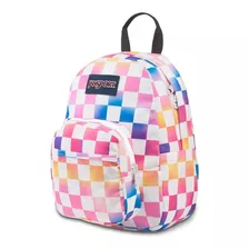 Mini Mochila Jansport Half Pint Check It Color Rosa Chicle Diseño De La Tela Check It