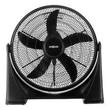 Ventilador Enxuta De Pie Piso Color Negro 3 Niveles 50cm 