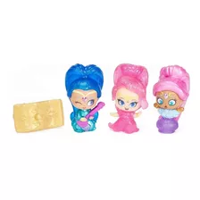 Shimmer & Shine - Conjunto De 3 Mini Teenie Genies Com Anel