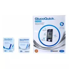 Glucometro Glucoquick Gd50 Más 30 Tirillas Y 30 Lancetas