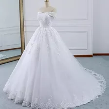 Vestido Noiva Longo Princesa Pérolas Lindo Casamento 'e144b'