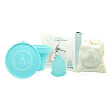 Copa Menstrual Cicup Fda + Vaso Esterilizador + Bolsa Eco 