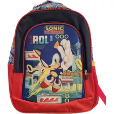 Mochila Sonic 40 X 30 X 14 Sin Ruedas