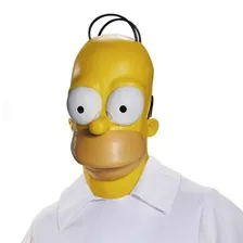 Máscara Homero Simpson Disfraz Original Halloween Adulto