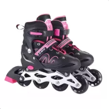 Patins Roller In Line Ajustável 26-31 / 31-36 / 37-40 + Led!