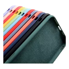 Carcasa Funda Silicona Mate Multiples Colores Para iPhone