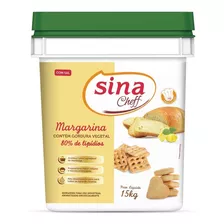 Margarina Sina Uso Geral 80% De Lipídios Com Sal Balde 15kg