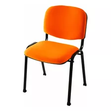 Silla De Escritorio Rastasabalero Sillas Sapt Naranja Con Tapizado De Cuero Sintético