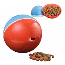 Crazy Ball Amicus - Comedouro E Brinquedo Cor Azul/vermelho