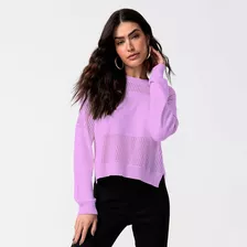 Blusa Feminina Suéter Escocesa Xadrez Tricot Gola Qualidade