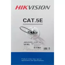 Hikvision Cable Utp Cat 5e Interior 305m Gris 100% Cobre