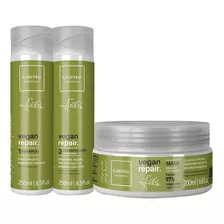 Kit Cadiveu Vegan Repair Shampoo + Condicionador + Máscara 