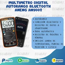 Multimetro Digital Autorango Bluetooth Aneng An9002
