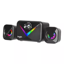 Caixa De Som Multimidia Speaker Rgb Bluetooth 11w Led