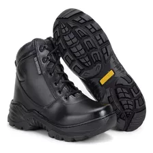 Bota Masculina Feminina Bristol Tatica Couro Em Cano Curto