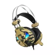 Audífonos Gamer Stereo Micrófono Camuflado Con Cable H9