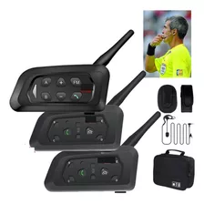 V4c Plus + V6c Prox2 Fútbol 3 Árbitro Intercom Audífono