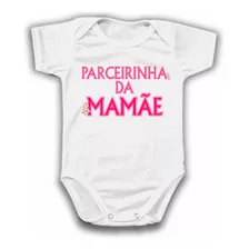 Body De Bebê Parceirinha Da Mamãe Personalizado
