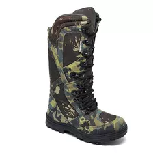 Bota Coturno Militar Tatico Exercito Camuflado Multican Cour