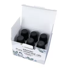 Kit Óleos Essenciais Aromatizantes 6 Frascos 10ml Kbaybo