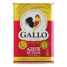 Azeite De Oliva Tipo Único Português Gallo Lata 200ml