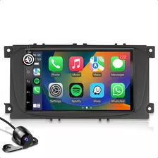 Central Multimidia Android 2gb Gps Wifi Carplay Moldura Câm