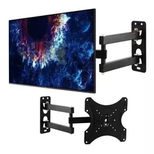 Soporte Base Brazo Para Pantalla Tv Monitor 14 A 42 Pulgadas Color Negro