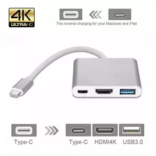 Adaptador Tipo C A Hdmi 4k,hub 3.1,usb C Para Macbook Itech