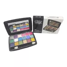 Paleta De Sombras Estojo 18 Cores Colorida Barato + Pincel